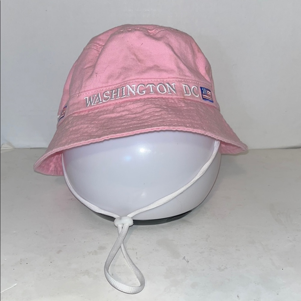 Pink Washington DC Bucket Hat for Kids Previously worn